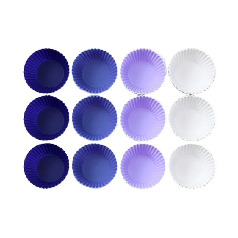 12/24Pcs Silicone Cake Mold Round Muffin Cupcake Fondant Molds Reusable DIY Cake Decorating Silicon Mould Accessories
12/24Pcs Silicone Cake Mold Round Muffin Cupcake Fondant Molds Reusable DIY Cake Decorating Silicon Mould Accessories