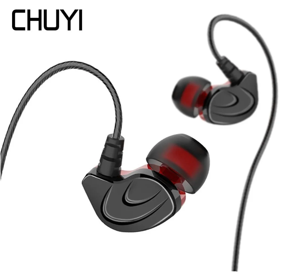 CHUYI Professional earbuds In Ear Wired Earphone 3.5mm Bass Sound Quality Music Sport Headset With Mic For IPhone Xiaomi
CHUYI Professional earbuds In Ear Wired Earphone 3.5mm Bass Sound Quality Music Sport Headset With Mic For IPhone Xiaomi
