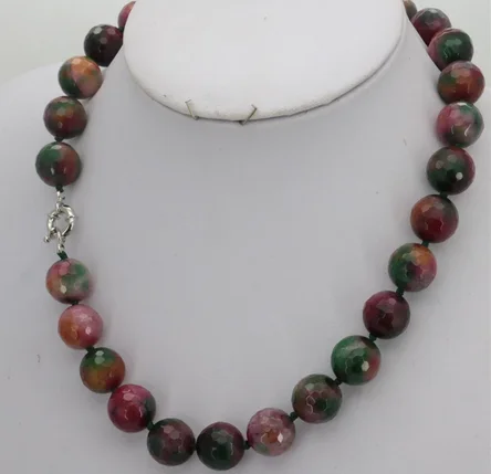 14mm Faceted Multicolor Round Beads Women Collocation Necklace Jewelry Accessories Wholesale Price 18inch
14mm Faceted Multicolor Round Beads Women Collocation Necklace Jewelry Accessories Wholesale Price 18inch