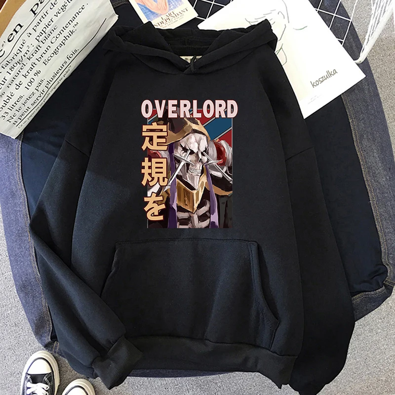 Japanese Anime Men Woman OVERLORD Hooded Sweatshirt Multiple Colour Cute Cartoon Print Harajuku Hoodie Streetwear Long Sleeve 
Japanese Anime Men Woman OVERLORD Hooded Sweatshirt Multiple Colour Cute Cartoon Print Harajuku Hoodie Streetwear Long Sleeve