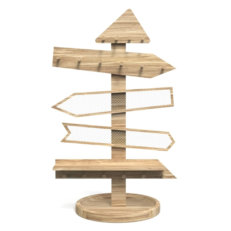 Lightweight Wooden Display Stand Holder Signpost Shape Jewelry Organizer T Bar Stand Hanging Holder Tabletop Rack
Lightweight Wooden Display Stand Holder Signpost Shape Jewelry Organizer T Bar Stand Hanging Holder Tabletop Rack