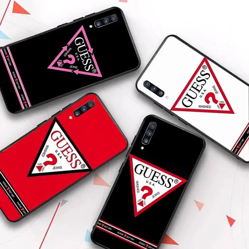 Luxury Brand Design GUESS Phone Case for Samsung Galaxy A51 30s a71 A21s A70 10 A30 Capa
Luxury Brand Design GUESS Phone Case for Samsung Galaxy A51 30s a71 A21s A70 10 A30 Capa