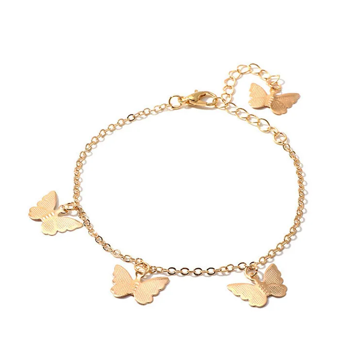 New stainless steel bracelet Bohemian style single layer butterfly bracelet simple and generous
New stainless steel bracelet Bohemian style single layer butterfly bracelet simple and generous