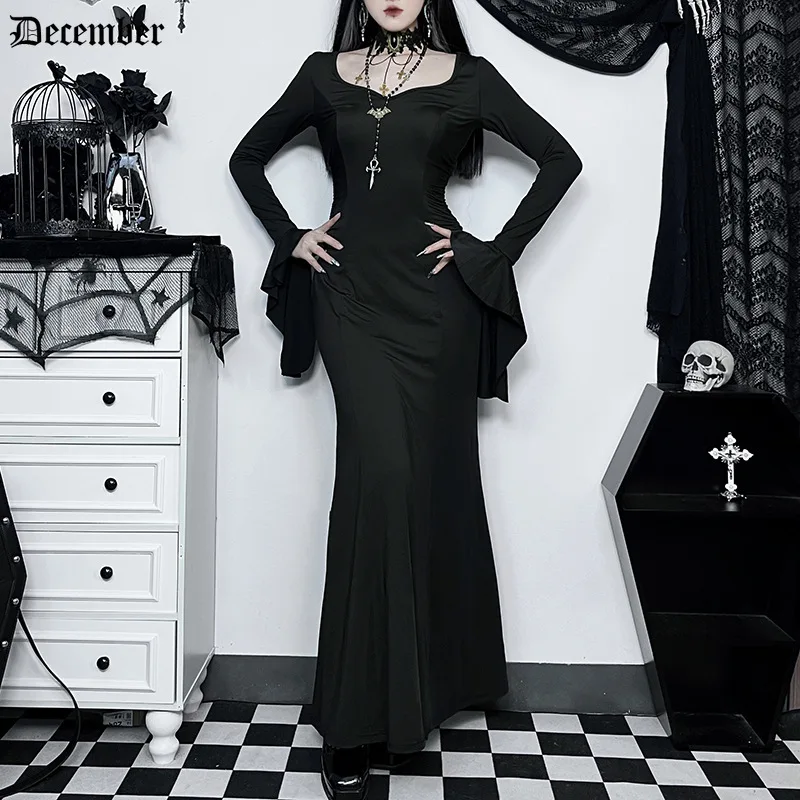 December Halloween Gothic Women Dress Long Sleeve High Waist Dresses 2023 New Goth Aesthetic 90s Egirl Sexy Slim Party Club
December Halloween Gothic Women Dress Long Sleeve High Waist Dresses 2023 New Goth Aesthetic 90s Egirl Sexy Slim Party Club