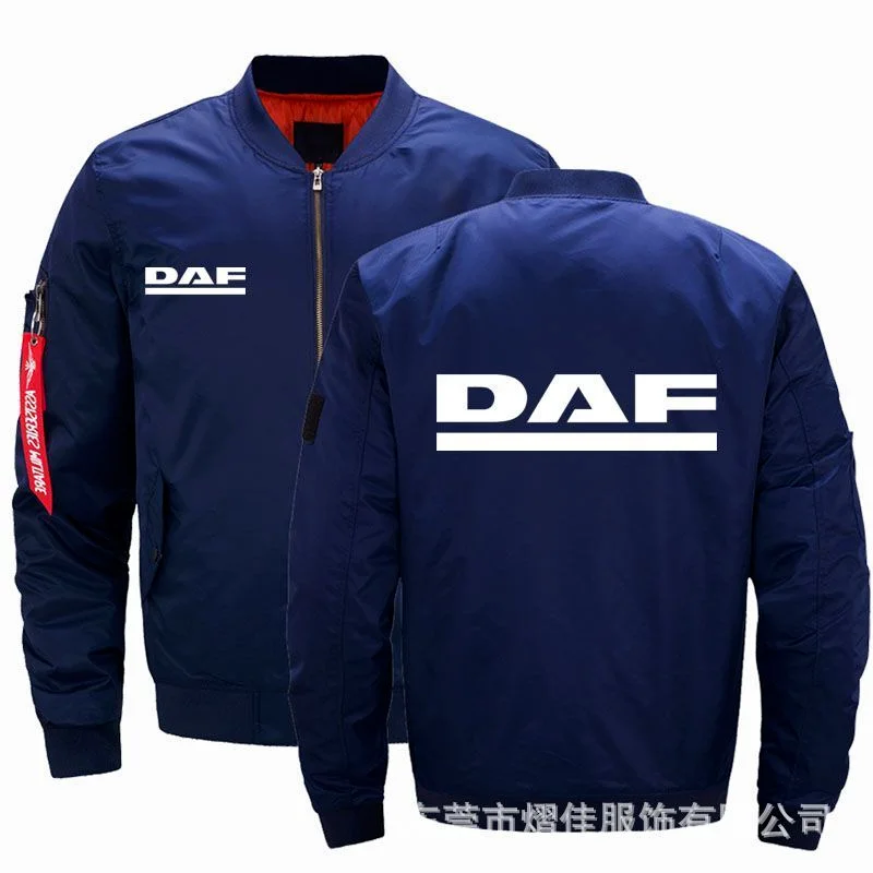 New Autumn Winter Flight Jacket DAF Logo Coat Mens Womens Warm Casual Zipper Baseball Jacket mens clothing Harajuku
New Autumn Winter Flight Jacket DAF Logo Coat Mens Womens Warm Casual Zipper Baseball Jacket mens clothing Harajuku