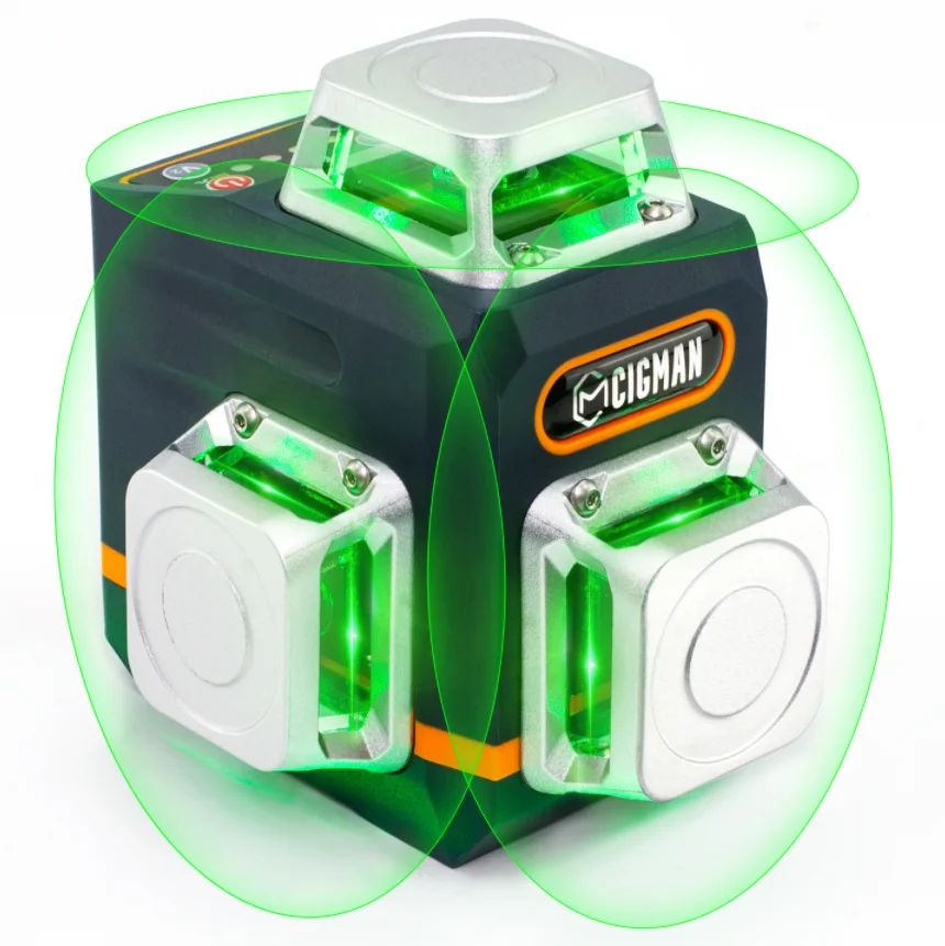 12-линейный 3D лазерный уровень KAIWEETS, зеленый луч, 360 градусов, самонивелирующийся лазерный уровень с кронштейном
12-линейный 3D лазерный уровень KAIWEETS, зеленый луч, 360 градусов, самонивелирующийся лазерный уровень с кронштейном