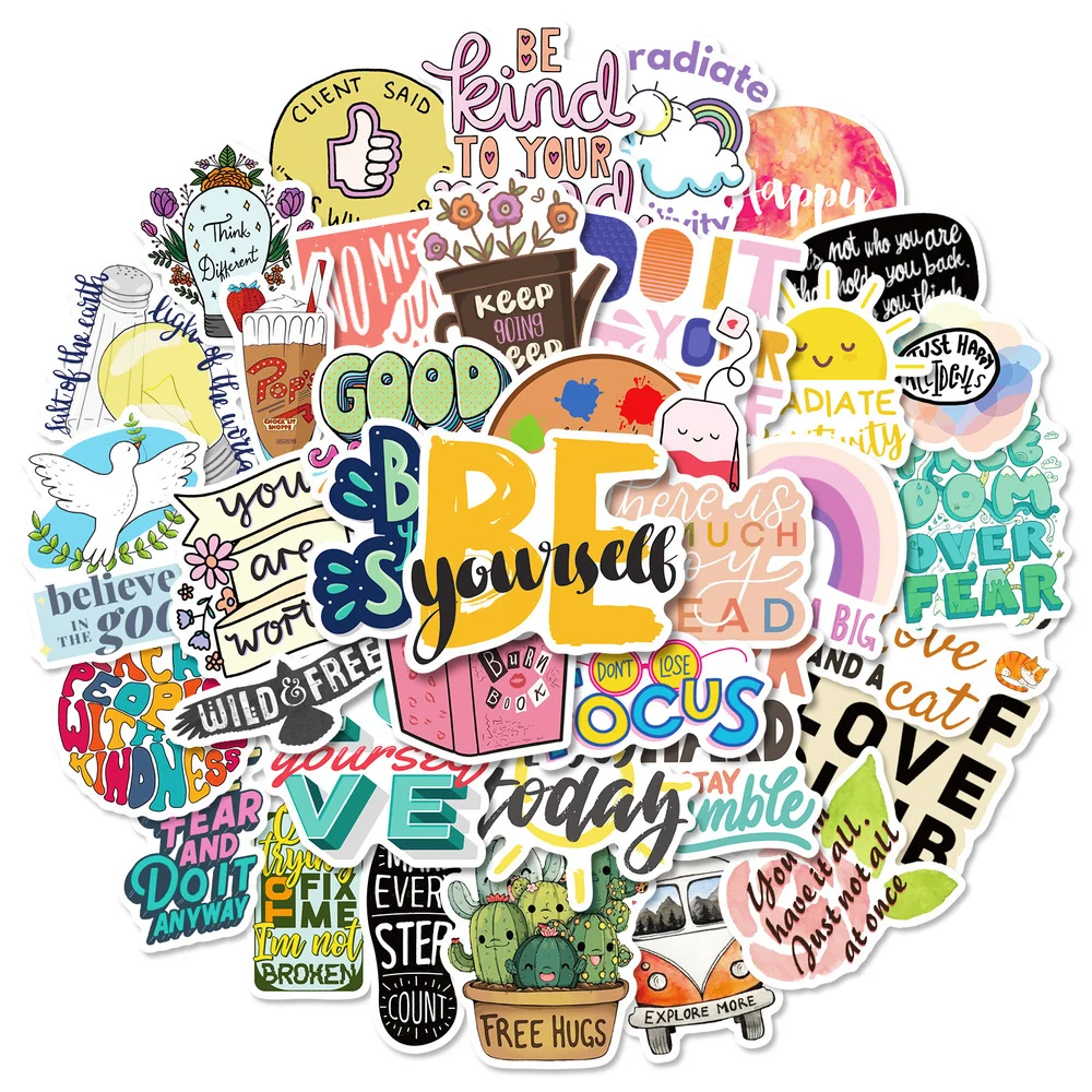 10/50Pcs Motivational Phrases Sticker Study Room Scrapbooking Graffiti Inspirational Life Quotes DIY Stationery Laptop Decals
10/50Pcs Motivational Phrases Sticker Study Room Scrapbooking Graffiti Inspirational Life Quotes DIY Stationery Laptop Decals