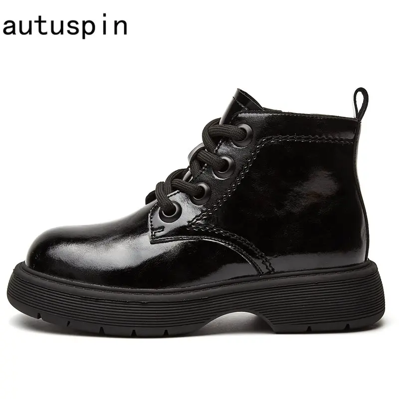 Autuspin PU Leather Women's Ankle Boots Basic Concise Motorcycle Boots Ladies Winter Outdoor Fashion Flat Platforms Shoes Woman
Autuspin PU Leather Women's Ankle Boots Basic Concise Motorcycle Boots Ladies Winter Outdoor Fashion Flat Platforms Shoes Woman