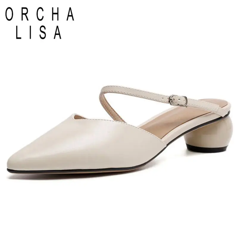 ORCHA LISA Genuine Leather Women Sandals Pointed Toe Strange Heel Shallow Buckle Strap Elegant Size 34-40 Red White Summer S3660
ORCHA LISA Genuine Leather Women Sandals Pointed Toe Strange Heel Shallow Buckle Strap Elegant Size 34-40 Red White Summer S3660