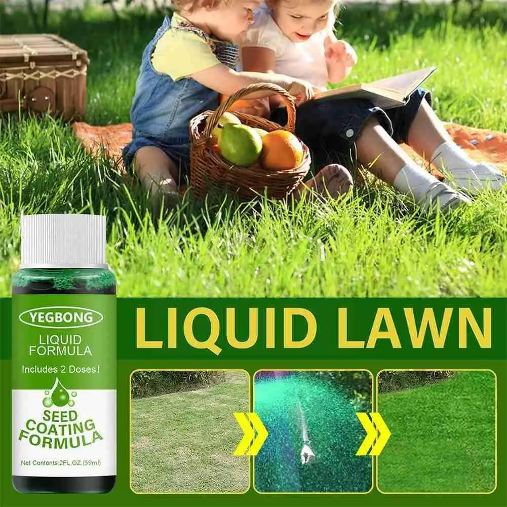 

Garten Liquid Lawn Mousse Spray Promote Lawn Growth System Green Spray Coating Seed Grass Lawn Formula Spray Sprinkler Seed P2O7
