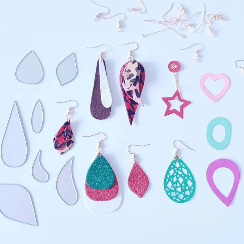 Пресс-формы для сережек Q81D, 19 шт., формы для вырезания шаблон-штамп, вырезанные кожаные каплевидные листья, формы для вырезания для изготовле... 
Пресс-формы для сережек Q81D, 19 шт., формы для вырезания шаблон-штамп, вырезанные кожаные каплевидные листья, формы для вырезания для изготовле...