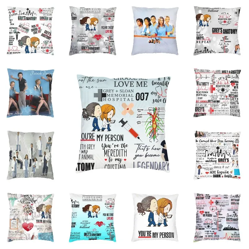 Nordic Style Grey's Anatomy Throw Pillow Cover Home Decorative Custom Square Comedy Tv Movie Cushion Cover 45x45cm Pillowcover 
Nordic Style Grey's Anatomy Throw Pillow Cover Home Decorative Custom Square Comedy Tv Movie Cushion Cover 45x45cm Pillowcover