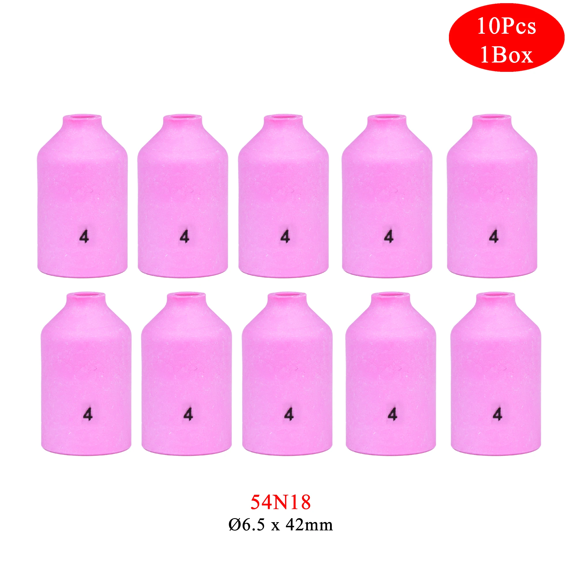 10 шт. в коробке 42 мм 54N14 54N15 54N16 54N17 54N18 алюминиевые сопла для TIG WP17 18 26 сварофонарь аксессуары расходные материалы
10 шт. в коробке 42 мм 54N14 54N15 54N16 54N17 54N18 алюминиевые сопла для TIG WP17 18 26 сварофонарь аксессуары расходные материалы