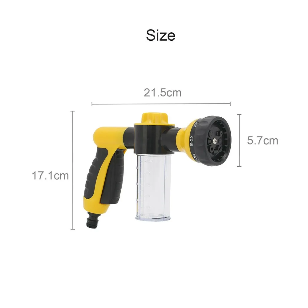 Water Car Wash Tools Yellow 80 Psi ABS Black Dispenser Tools Foam For Car Washing
Water Car Wash Tools Yellow 80 Psi ABS Black Dispenser Tools Foam For Car Washing