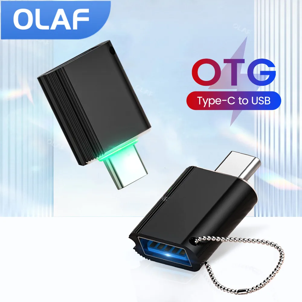

Адаптер OLAF Type-C на USB, Переходник USB C Type C «папа» на USB «Мама», конвертер для Xiaomi, Samsung, Macbook, разъем USB на Type C OTG
