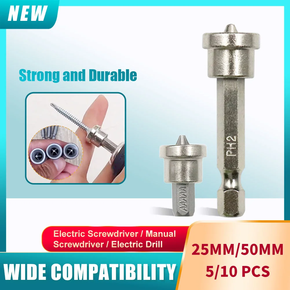 5/10Pcs 25/50mm Depth Stop Plasterboard Screws Locating Screwdriver Bits PH2 Hex Shank Drywall Dimpler Bits Drilling Bits Tools
5/10Pcs 25/50mm Depth Stop Plasterboard Screws Locating Screwdriver Bits PH2 Hex Shank Drywall Dimpler Bits Drilling Bits Tools