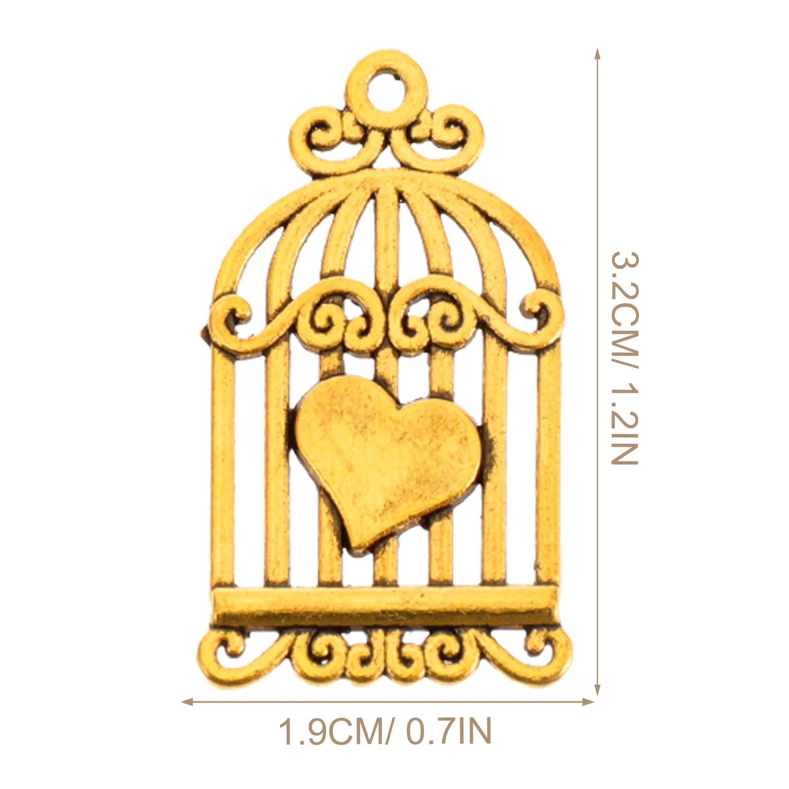 40 Pcs Birdcage Pendant DIY Crafts Necklace Making Charms Jewelry Findings Alloy Supply Pendants
40 Pcs Birdcage Pendant DIY Crafts Necklace Making Charms Jewelry Findings Alloy Supply Pendants