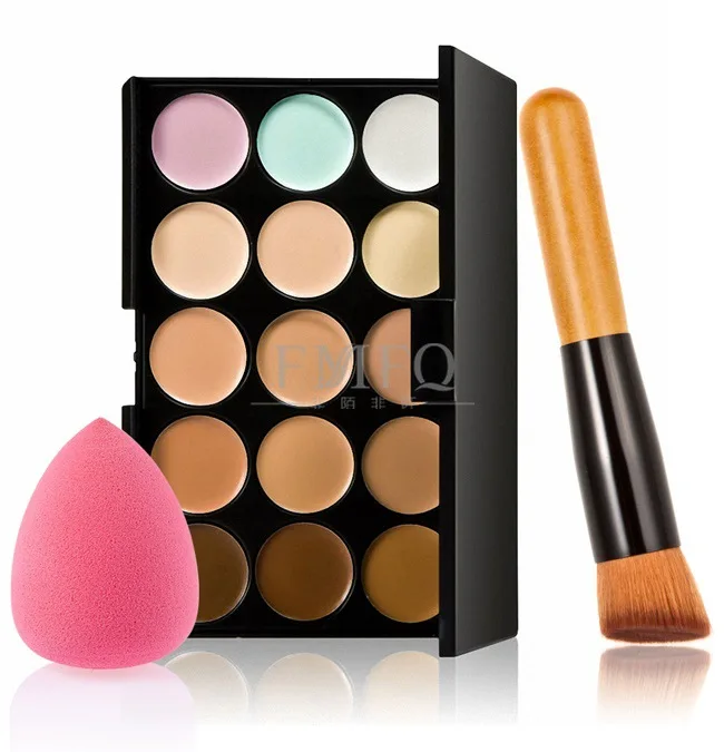Concealer+Foundation brush Makeup set Kit Cream Based Professional Contour Palette Make up Set Pro Palette brush Sponge Puff
Concealer+Foundation brush Makeup set Kit Cream Based Professional Contour Palette Make up Set Pro Palette brush Sponge Puff