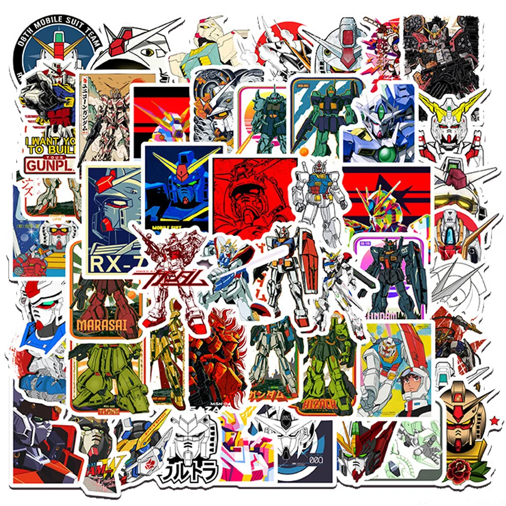 10/30/50pcs DIY Gundam Cartoon Stickers Cool Anime Toy Sticker for Laptop Skateboard Motorcycle Luggage Waterproof Kid Decals
10/30/50pcs DIY Gundam Cartoon Stickers Cool Anime Toy Sticker for Laptop Skateboard Motorcycle Luggage Waterproof Kid Decals