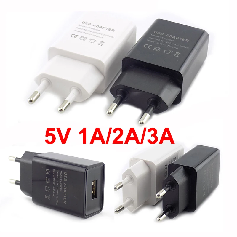 EU Plug AC 5V 1A 2A 3A Micro USB Charger Universal Portable Travel Power Adapter Desktop Wall Charging Power Bank J17
EU Plug AC 5V 1A 2A 3A Micro USB Charger Universal Portable Travel Power Adapter Desktop Wall Charging Power Bank J17