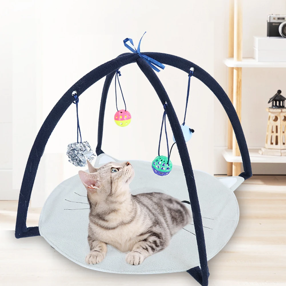 Cat Mat Portable Foldable DIY Tent Play Bed Funny Kitten Toy Hang Cat Toys Balls Outdoor Pets Bed Play Tent with Hanging Balls
Cat Mat Portable Foldable DIY Tent Play Bed Funny Kitten Toy Hang Cat Toys Balls Outdoor Pets Bed Play Tent with Hanging Balls