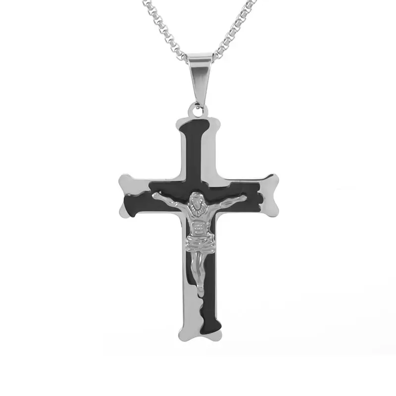 Classic Exquisite Design Jesus Passion Cross Stainless Steel Pendant Religious Necklace for Men and Women Prayer Body Jewelry
Classic Exquisite Design Jesus Passion Cross Stainless Steel Pendant Religious Necklace for Men and Women Prayer Body Jewelry