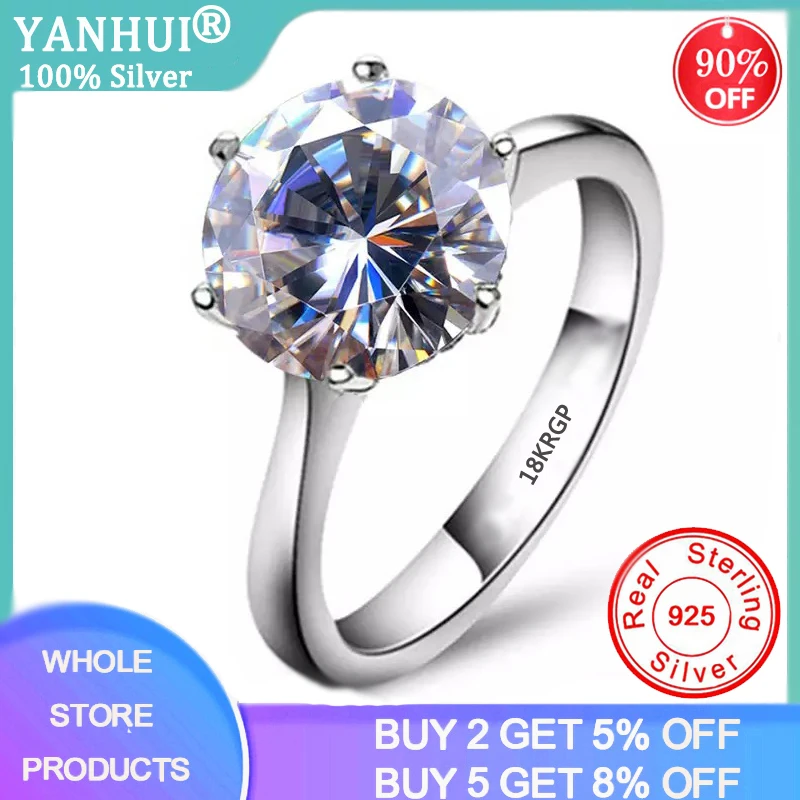 With Certificate Original 18K White Gold Color Ring Luxury Solitaire 2.0ct Zirconia Diamond Silver Wedding Band Women Christmas
With Certificate Original 18K White Gold Color Ring Luxury Solitaire 2.0ct Zirconia Diamond Silver Wedding Band Women Christmas