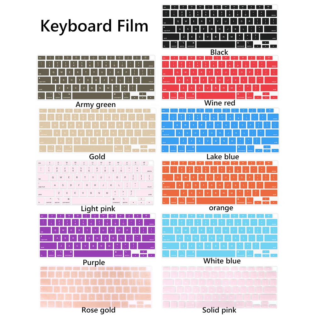 Silicone Waterproof Laptop Keyboard Cover for Apple MacBook Air 13 inch A2179 Notebook Keyboard Cover Silicone
Silicone Waterproof Laptop Keyboard Cover for Apple MacBook Air 13 inch A2179 Notebook Keyboard Cover Silicone