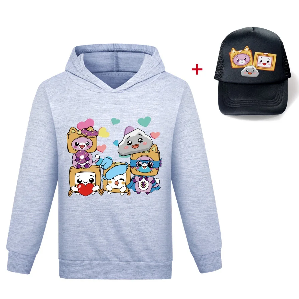 Kids Clothes Anime Lankybox Hoodie Toddler Baby Girls Boys Cotton Long Sleeve Sweatshirt Spring Autumn Children's Clothing+ Hat
Kids Clothes Anime Lankybox Hoodie Toddler Baby Girls Boys Cotton Long Sleeve Sweatshirt Spring Autumn Children's Clothing+ Hat