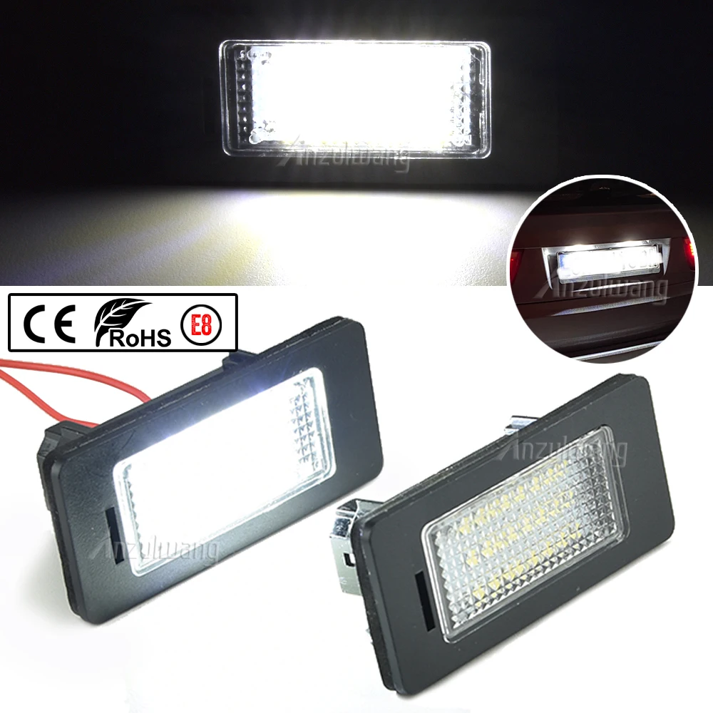 

1pair Car LED License Plate Light for BMW E46 E90 E60 E36 E30 E34 E39 E53 E70 E71 E92 E93 X1 X3 X5 Number Lamp Car Accessories