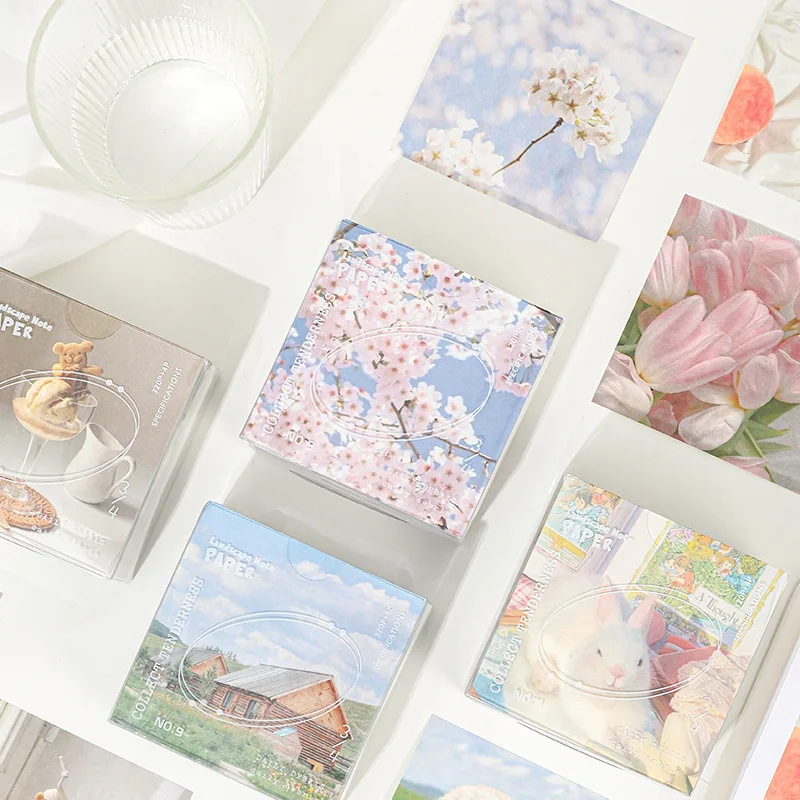 320PCS Romantic Floral Days Thick Memo Pad 80*80mm DIY Journal Diary Decoration Supplies Creative School Office Stationery Gift
320PCS Romantic Floral Days Thick Memo Pad 80*80mm DIY Journal Diary Decoration Supplies Creative School Office Stationery Gift