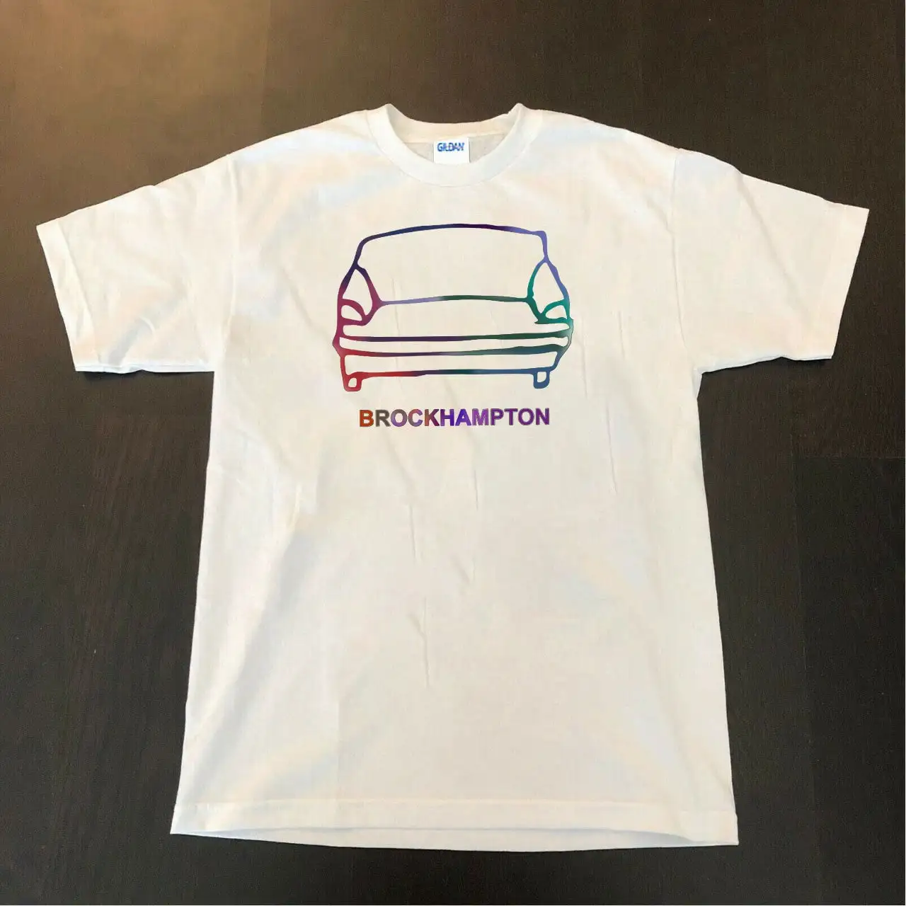 Футболка с логотипом кушетки BROCKHAMPTON американская рэп хип-хоп белая футболка от