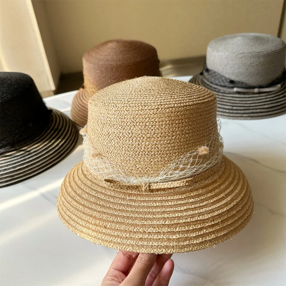 202303-2509139 chic dropshipping Fancy Hepburn lampshade raffia patchwork pp grass striped lady bucket cap women fishermen hat
202303-2509139 chic dropshipping Fancy Hepburn lampshade raffia patchwork pp grass striped lady bucket cap women fishermen hat