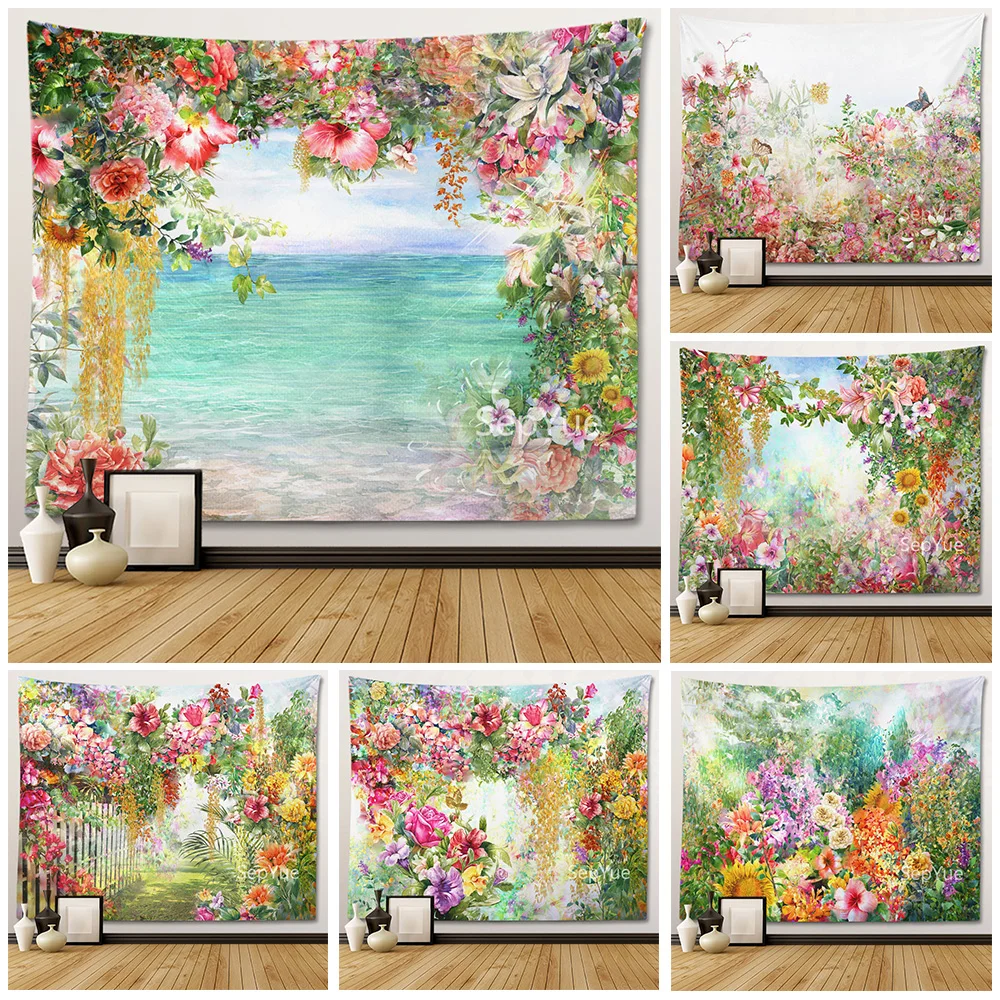 SepYue Medieval Flower Tapestry Wall Hanging Aesthetic Room Decor Boho Bedroom Decoration Home Hippie Retro Tapisserie Blanket
SepYue Medieval Flower Tapestry Wall Hanging Aesthetic Room Decor Boho Bedroom Decoration Home Hippie Retro Tapisserie Blanket