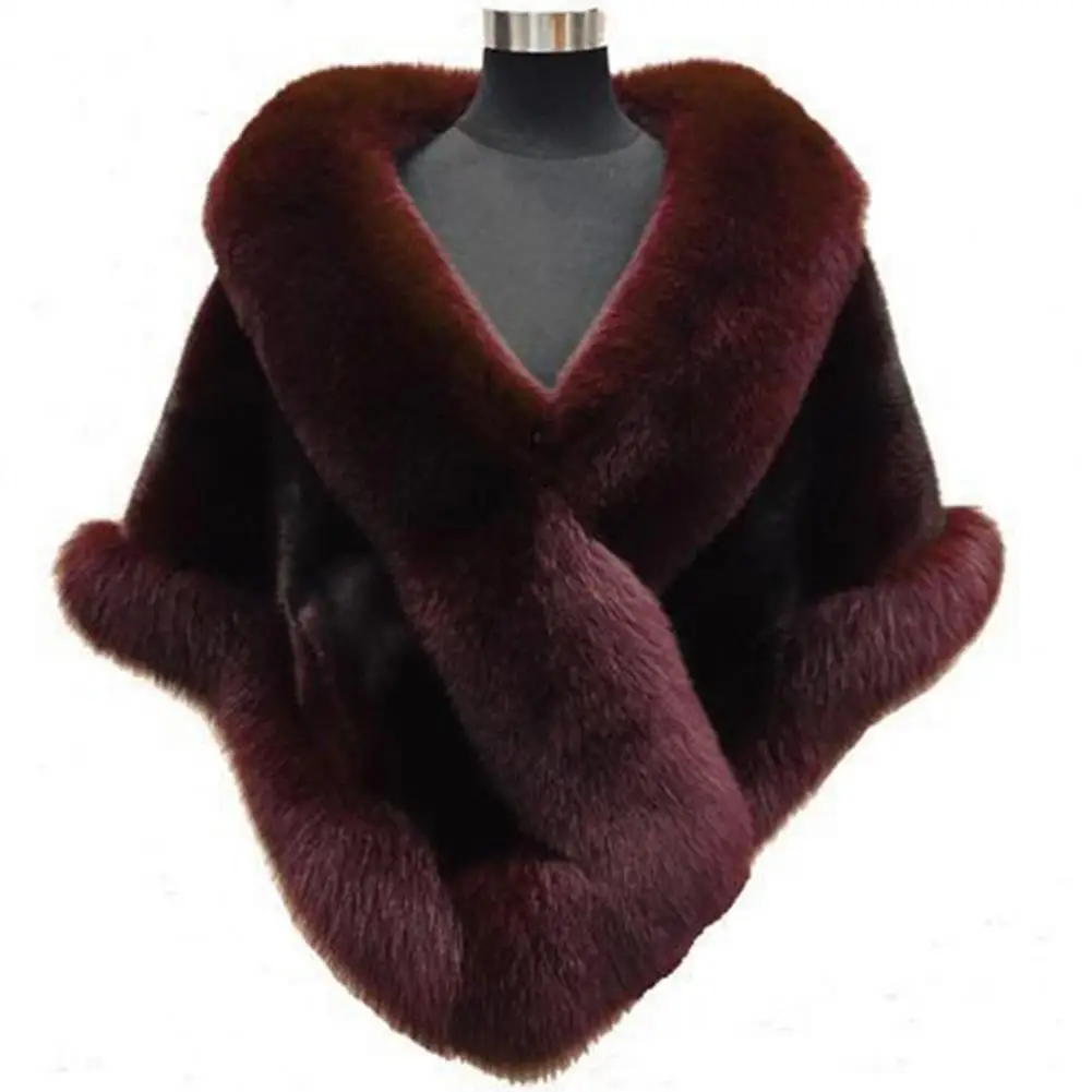 Winter Women Coat Thickened Warm Solid Color Fluffy Faux Fur Shawl Loose Fit Winter Wedding Bridal Warm Coat Women
Winter Women Coat Thickened Warm Solid Color Fluffy Faux Fur Shawl Loose Fit Winter Wedding Bridal Warm Coat Women