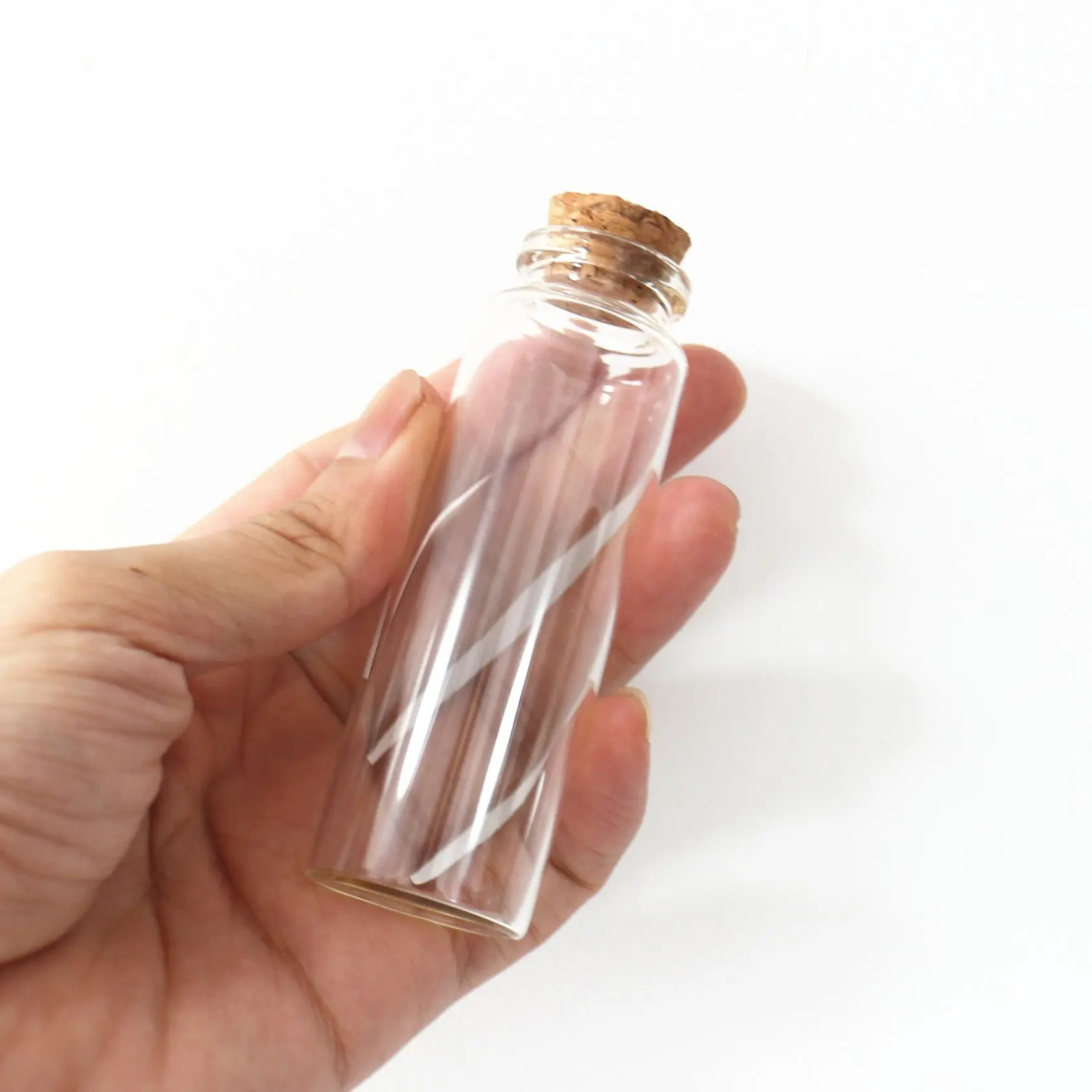 24Pcs/lot 45ml 30*90mm DIY Glass Bottle Stopper Crafts Glass Jars Mini Transparent Empty Small Vial Bottles Opening 16mm 
24Pcs/lot 45ml 30*90mm DIY Glass Bottle Stopper Crafts Glass Jars Mini Transparent Empty Small Vial Bottles Opening 16mm