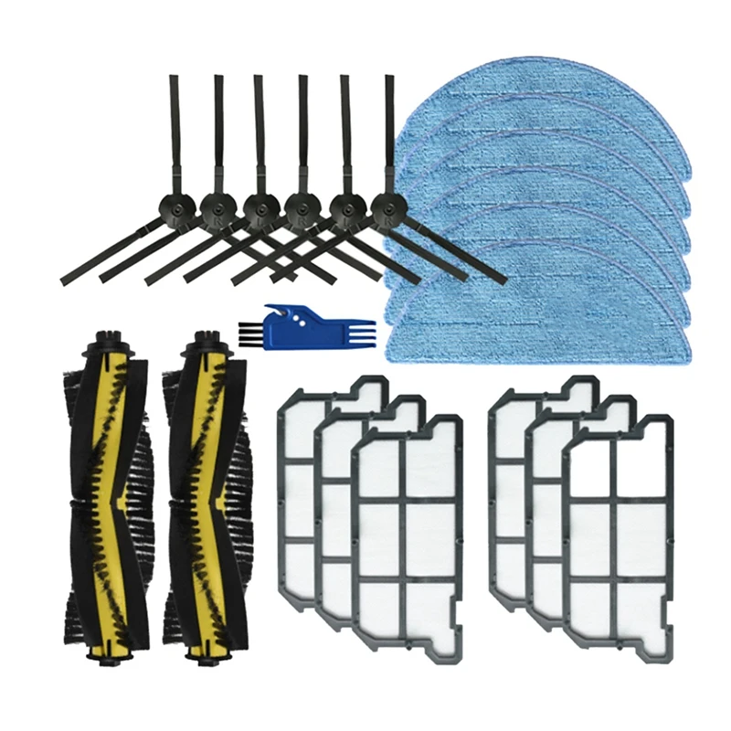 Robot Vacuum Cleaner Hepa Filter Roller Brush Main / Side Brush Mop Cloth Rag Kit For ILIFE V7S Plus
Robot Vacuum Cleaner Hepa Filter Roller Brush Main / Side Brush Mop Cloth Rag Kit For ILIFE V7S Plus