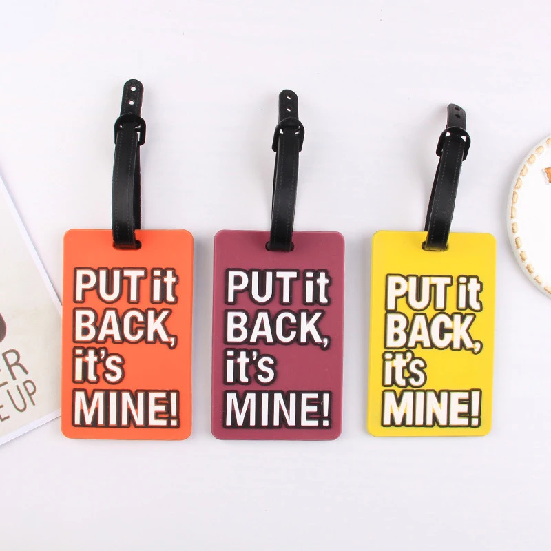 PVC Tags Name ID Bag Identifier Label Luggage Tag Silicone Letter Suitcase Baggage Luggage Airplane Travel Accessories
PVC Tags Name ID Bag Identifier Label Luggage Tag Silicone Letter Suitcase Baggage Luggage Airplane Travel Accessories