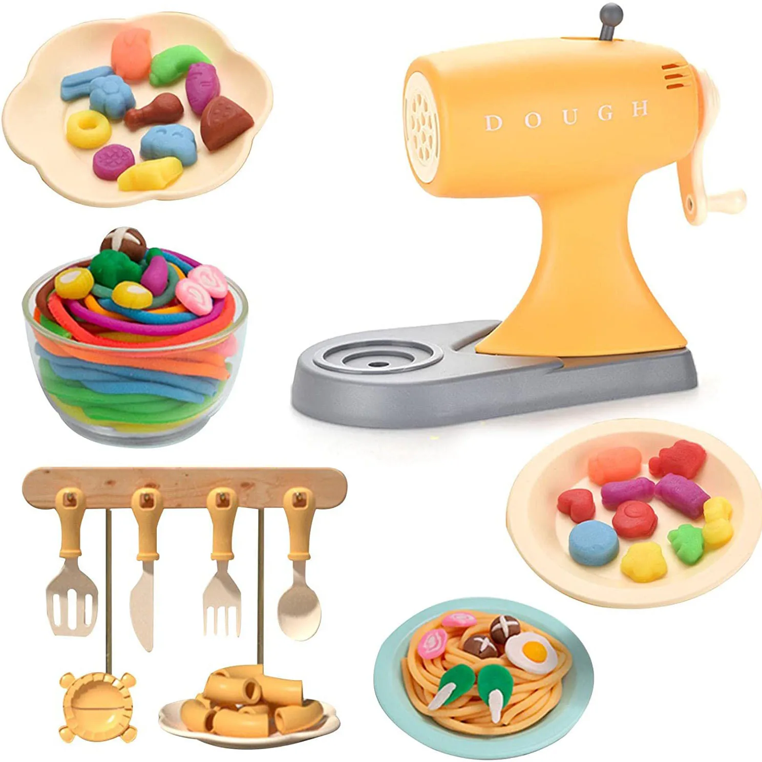 Children Simulation Kitchen Noodle Machine Kid Pretend Play House Ice-cream Machine Plasticine Mold Toy Parent-child Interaction
Children Simulation Kitchen Noodle Machine Kid Pretend Play House Ice-cream Machine Plasticine Mold Toy Parent-child Interaction