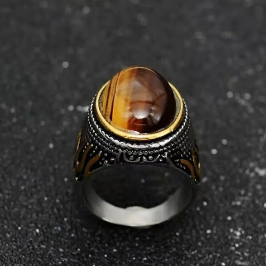 Trend Men's Ring Luxury Jewelry for Men Women Wholesale Flame Domineering Ring Retro Exaggeration Opal Finger Ring
Trend Men's Ring Luxury Jewelry for Men Women Wholesale Flame Domineering Ring Retro Exaggeration Opal Finger Ring