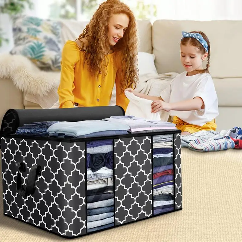 Comforter Storage Bag Excellent Quality Large Clothing Storage Containers Foldable Clothes Storage Bags Bins With Sturdy Handle
Comforter Storage Bag Excellent Quality Large Clothing Storage Containers Foldable Clothes Storage Bags Bins With Sturdy Handle