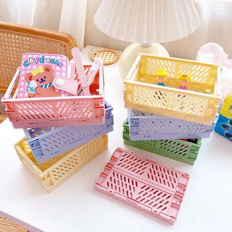 Pen Organizer Macaron Foldable Plastic Storage Box Student Desktop Stationery Organizer Makeup Storage Basket Pen Holder
Pen Organizer Macaron Foldable Plastic Storage Box Student Desktop Stationery Organizer Makeup Storage Basket Pen Holder