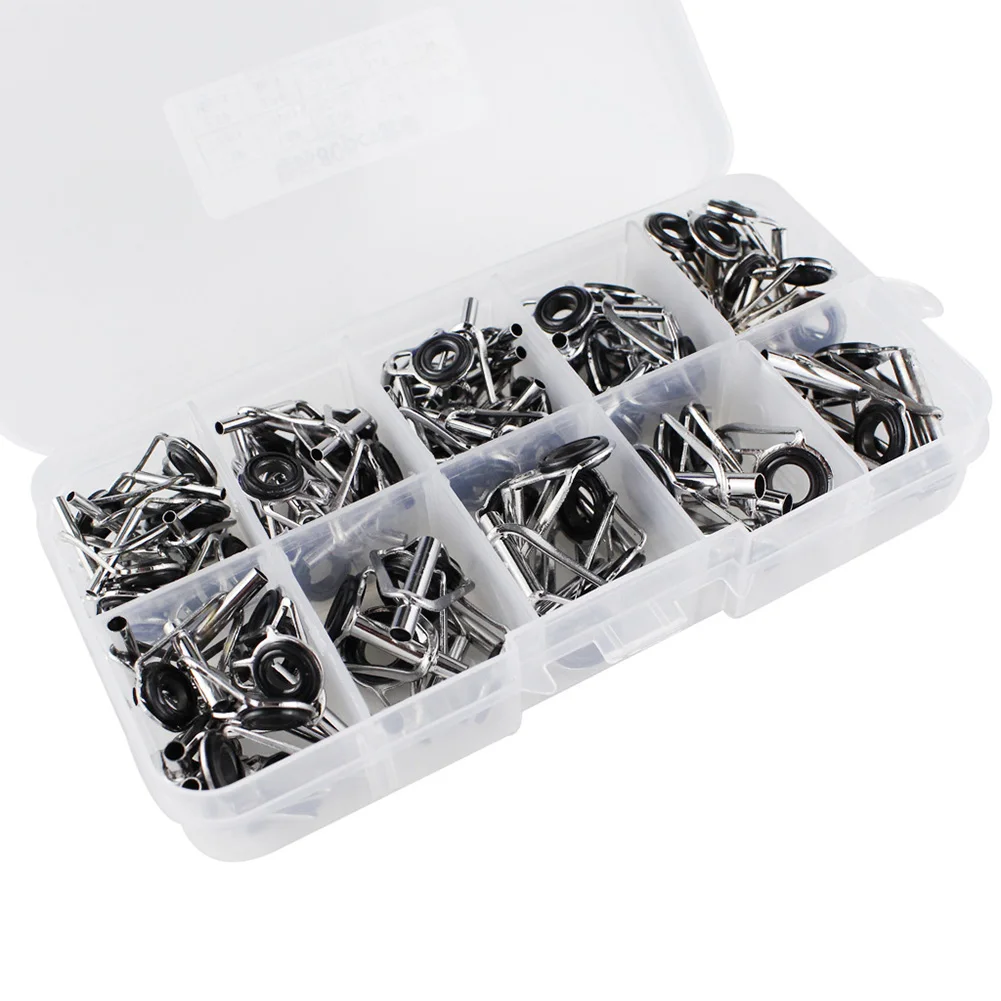 Fishing Rod Guide Ring 80pcs Ceramic DIY Enhance Fishing Experience Functional Kit Muilt-size Repair Practical
Fishing Rod Guide Ring 80pcs Ceramic DIY Enhance Fishing Experience Functional Kit Muilt-size Repair Practical