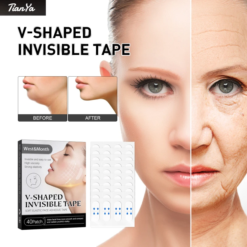40Patch-V-Shaped Invisible Face Lifter Skin Invisible Thin Face Stickers V Shape Chin Line Sagging Lift Patch Face To Knit
40Patch-V-Shaped Invisible Face Lifter Skin Invisible Thin Face Stickers V Shape Chin Line Sagging Lift Patch Face To Knit