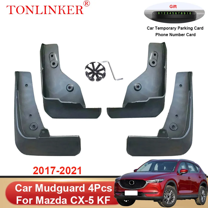 TONLINKER Car Mudguard For Mazda CX-5 KF CX5 CX 5 2017 2018-2020 2021 Mudguards Splash Guards Fender Mudflaps 4Pcs Accessories
TONLINKER Car Mudguard For Mazda CX-5 KF CX5 CX 5 2017 2018-2020 2021 Mudguards Splash Guards Fender Mudflaps 4Pcs Accessories