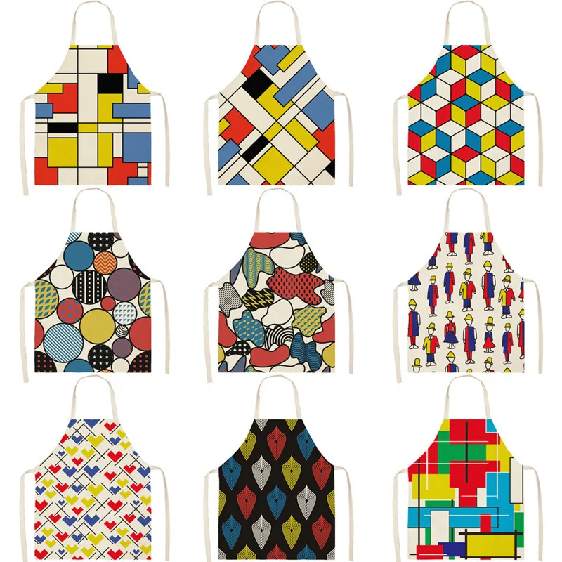 Kitchen Apron Cartoon Geometric Kids Aprons BBQ Bib Apron for Women Cooking Baking Restaurant Apron Home Cleaning Tools
Kitchen Apron Cartoon Geometric Kids Aprons BBQ Bib Apron for Women Cooking Baking Restaurant Apron Home Cleaning Tools