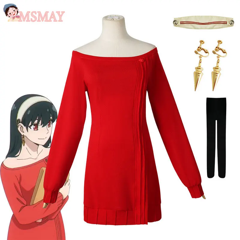 MsMay Anime SPY FAMILY Yor Forger Cosplay Costume Wig Christmas New Year Carnival Party Red Sweater Dress Sexy Daily Dress Wig
MsMay Anime SPY FAMILY Yor Forger Cosplay Costume Wig Christmas New Year Carnival Party Red Sweater Dress Sexy Daily Dress Wig
