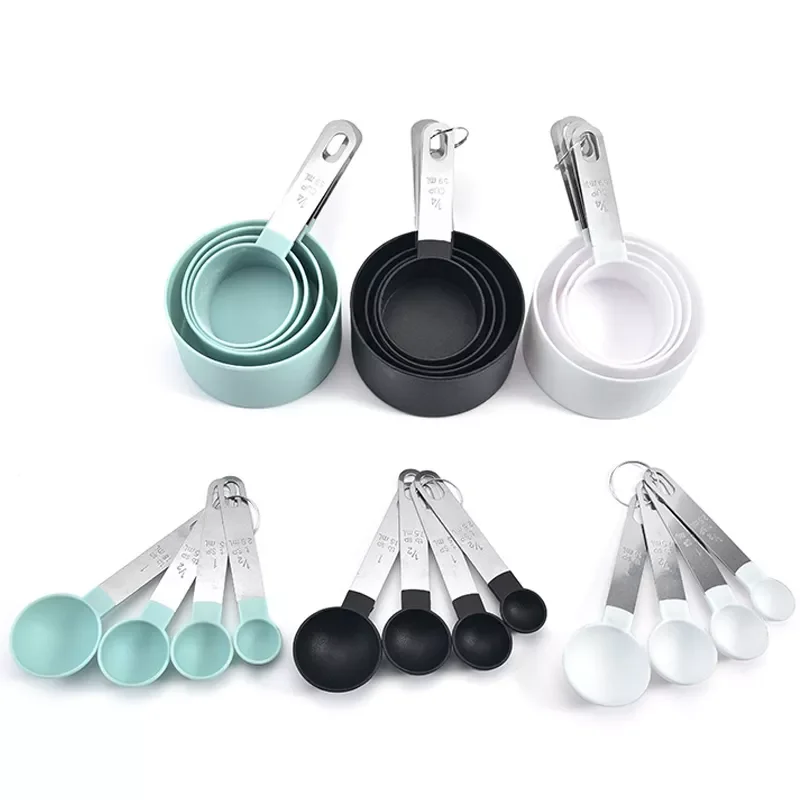 2023New Spoons/Cup Measuring Tools Baking Accessories Kitchen Gadgets 3Colors PP Multi Purpose Stainless Steel Handle
2023New Spoons/Cup Measuring Tools Baking Accessories Kitchen Gadgets 3Colors PP Multi Purpose Stainless Steel Handle
