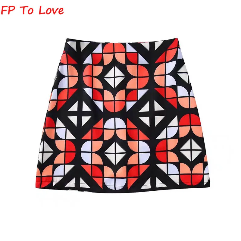 FP TO LOVE French Vintage Geometric Print Chic Elegant Skirt High Waist Skirt Sexy Chic Zip Mini Skirt
FP TO LOVE French Vintage Geometric Print Chic Elegant Skirt High Waist Skirt Sexy Chic Zip Mini Skirt