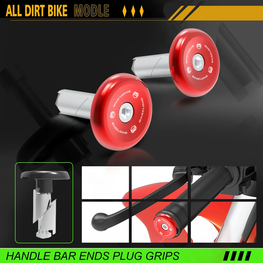 Motorcycle Handlebar End Cap Plug For Suzuki DRZ LT-R LTZ RM RMX RMZ SM TC TE WR 50 70 80 85 100 125 250 400 450 E/R/S/SM Z F
Motorcycle Handlebar End Cap Plug For Suzuki DRZ LT-R LTZ RM RMX RMZ SM TC TE WR 50 70 80 85 100 125 250 400 450 E/R/S/SM Z F
